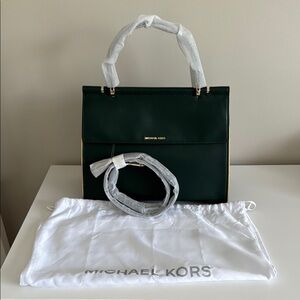 Michael Kors Green Satchel NWT